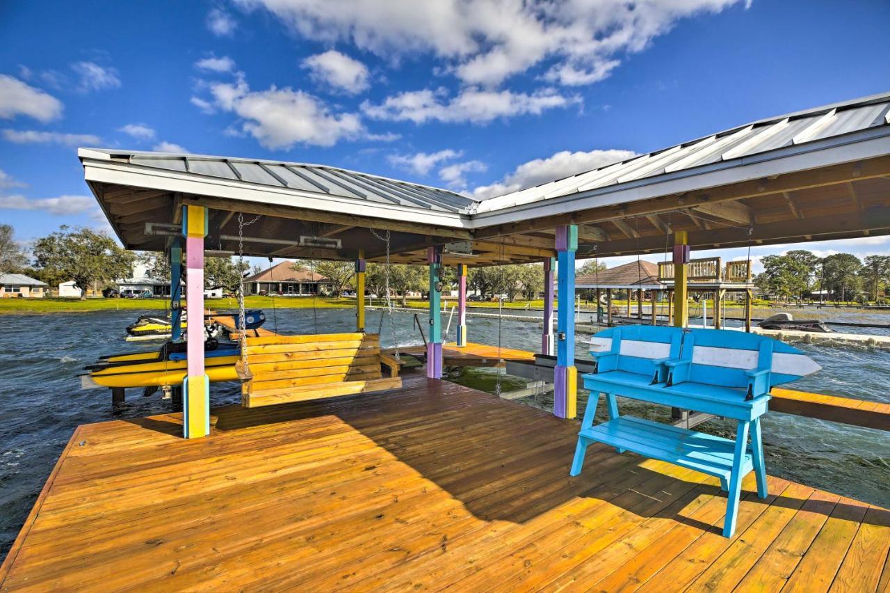 Waterfront Lake Placid Home With Dock And Fire Pit المظهر الخارجي الصورة