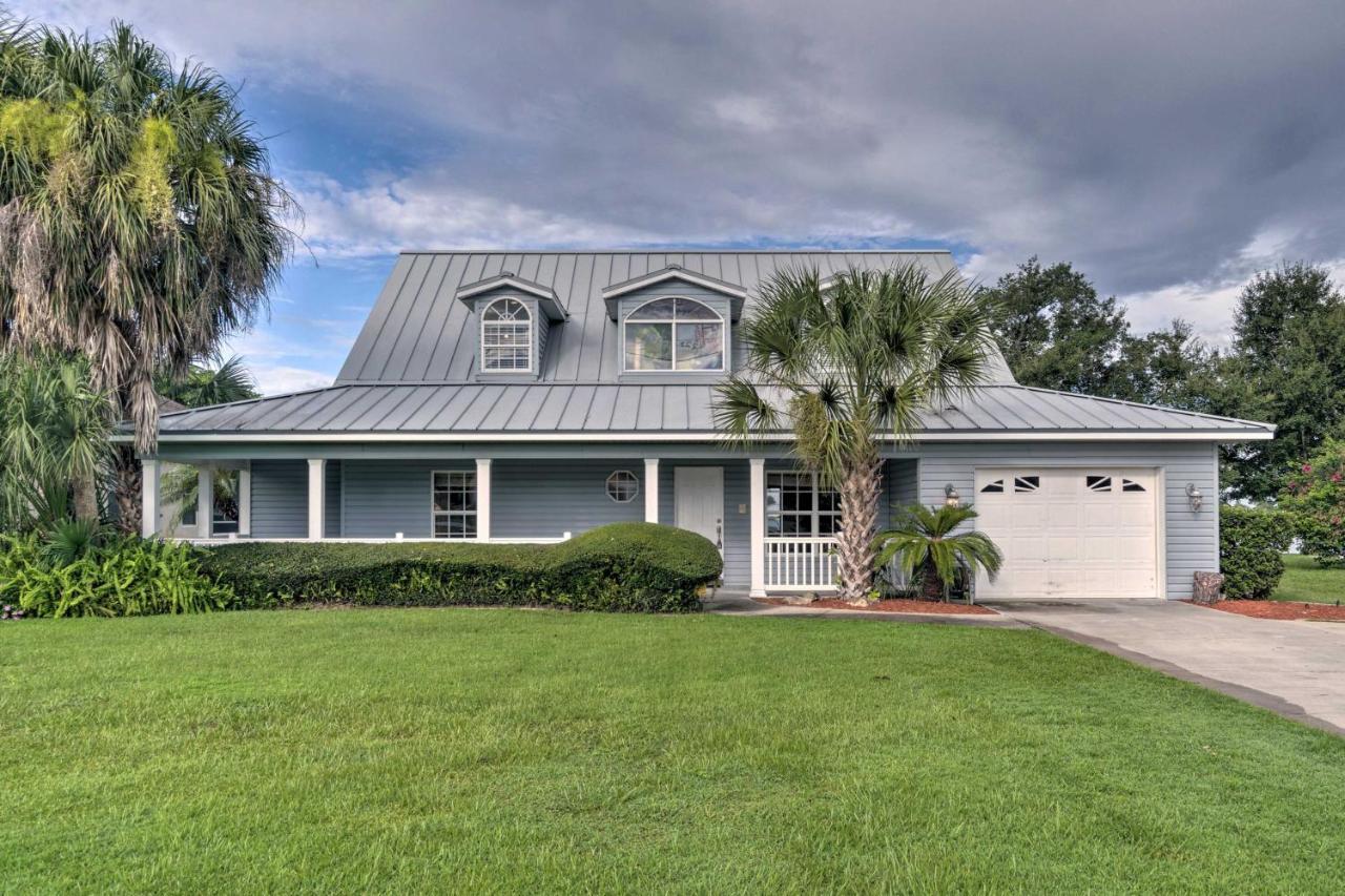 Waterfront Lake Placid Home With Dock And Fire Pit المظهر الخارجي الصورة